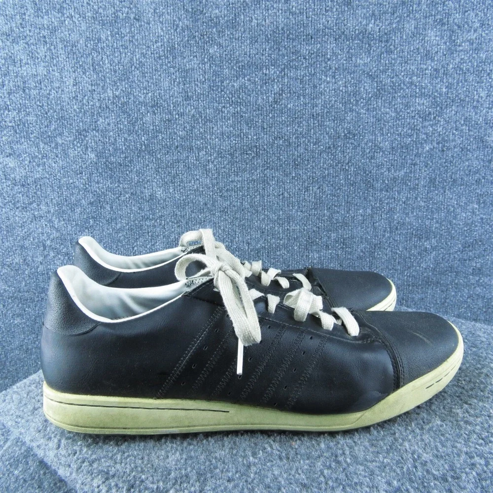 adidas Men's Spikeless Golf Sneaker Black Leather Size 13M Used 2025‎
